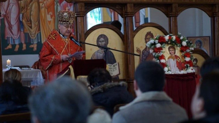 2025.01.15 On the feast of Saint Stephen the First Martyr, Bishop Stojanov served in Strumica