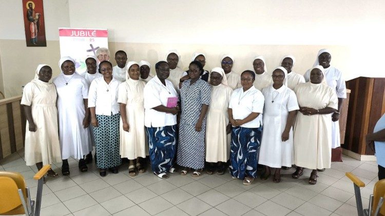 Quelques religieux et religieux membres de la Conférence des supérieurs majeurs de Côte d’Ivoire (CSM-CI).