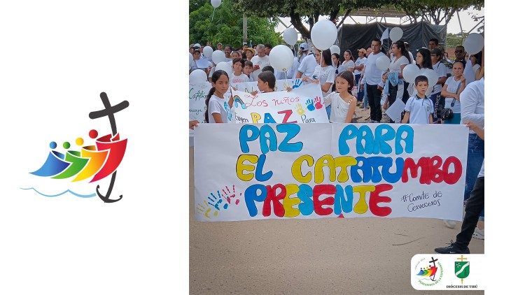 Communities marching for peace in El Catatumbo, Colombia