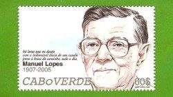 Manuel Lopes - selo comemorativo 