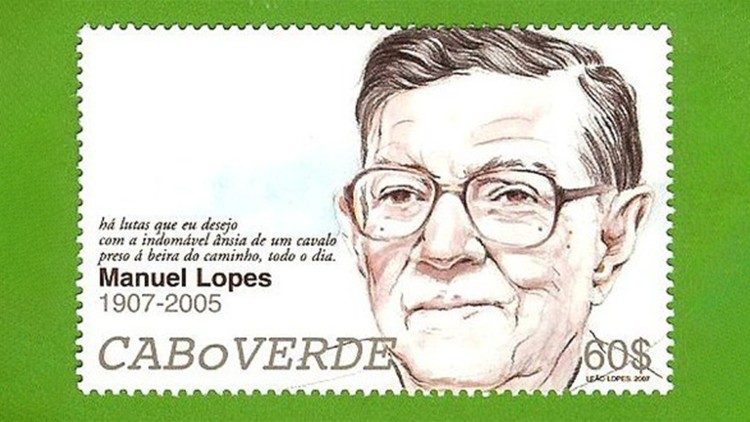 Manuel Lopes - selo comemorativo 