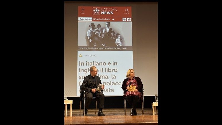 Autorzy książki “Uccisero anche i bambini”: ks. Paweł Rytel-Andrianik i Manuela Tulli