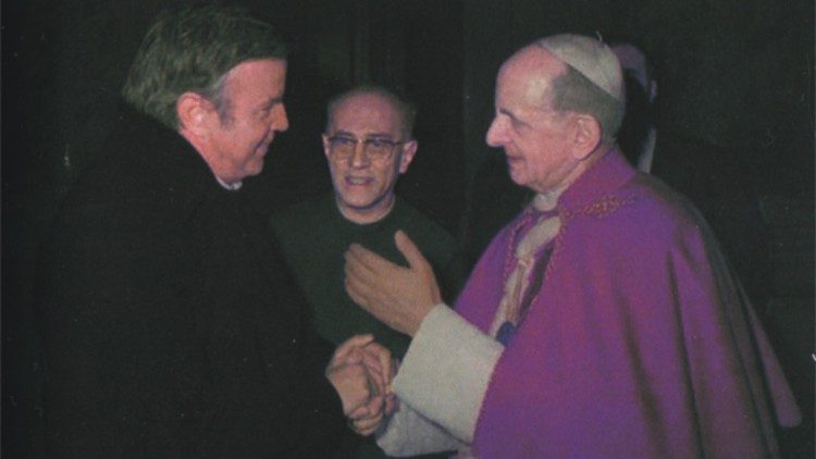 Encuentro entre Pablo VI y el director Franco Zeffirelli
