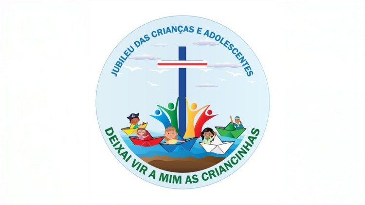 Emblema do jubileu temático das crianças e adolescentes
