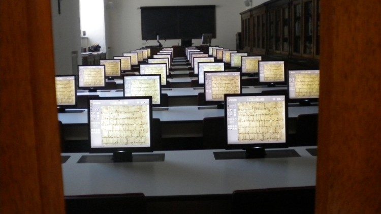L'aula didattica dell'archivio