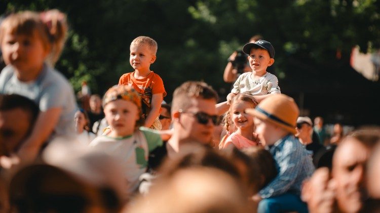 Na festiwal wybrały się także rodziny z dziećmi