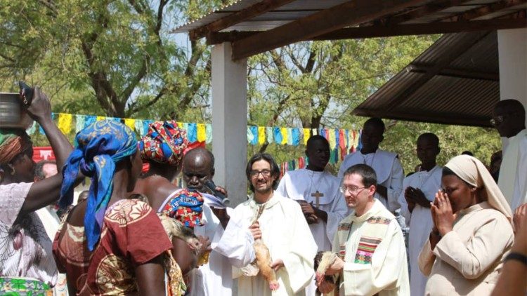 Le père Nur El Din Nassar, prêtre italien fidei donum, au Tchad. 