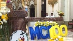 En la Catedral San Sebastián, el arzobispo de Cochabamba, monseñor Oscar Aparicio, presidió la Solemnidad de la Fiesta de la Santísima Trinidad 
