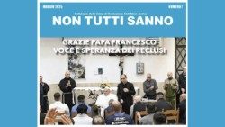  Le dernier numéro du magazine des détenus de Rebibbia consacré au Pape François.