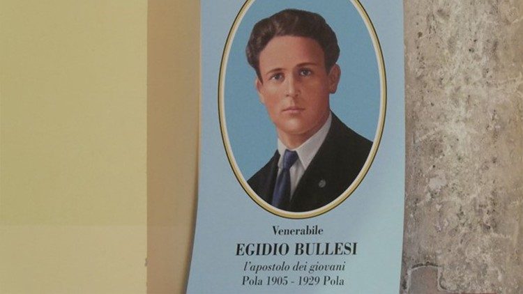 Egidio Bullesi, plakat na proslavi 90. obljetnice smrti u pulskoj katedrali
