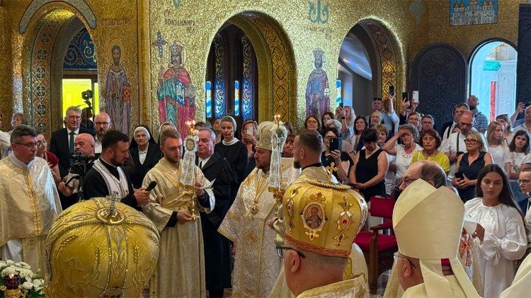 Un momento della liturgia