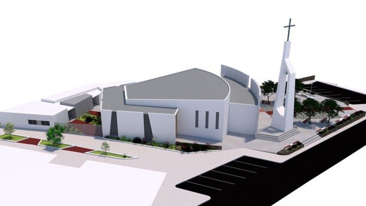 Cabo Verde - Projeto da Igreja Matriz de Porto Novo, na ilha de Santo Antão