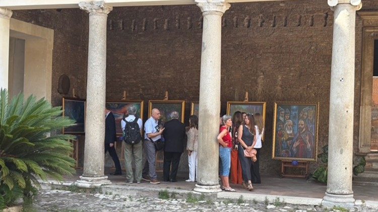 Изложба на Милена Велчева в Рим