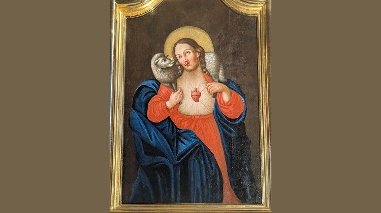 To najstarszy obraz Najświętszego Serca Jezusa w Polsce. Fot. Agata Ślusarczyk