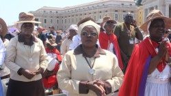 Some of Zimbabwe’s Catholic faithful on pilgrimage in St Peter Square