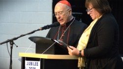 Cardenal Pedro Barreto en el Foro Jubilar de los Pueblos del G7 celebrado en Calgary, Canadá.
