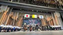Cardinal Pietro Parolin speaks on the National Day of the Holy See at the World Expo 2025 in Japan