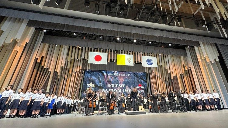 Cardinal Pietro Parolin speaks on the National Day of the Holy See at the World Expo 2025 in Japan