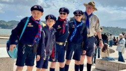 Các trẻ em và thanh thiếu niên tham gia khóa kỹ năng sống do Hiệp hội Hướng đạo sinh Châu Âu tổ chức, ngày 06.06.2025.