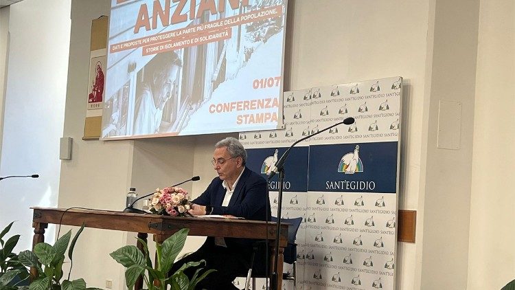 Marco Impagliazzo durante la conferenza