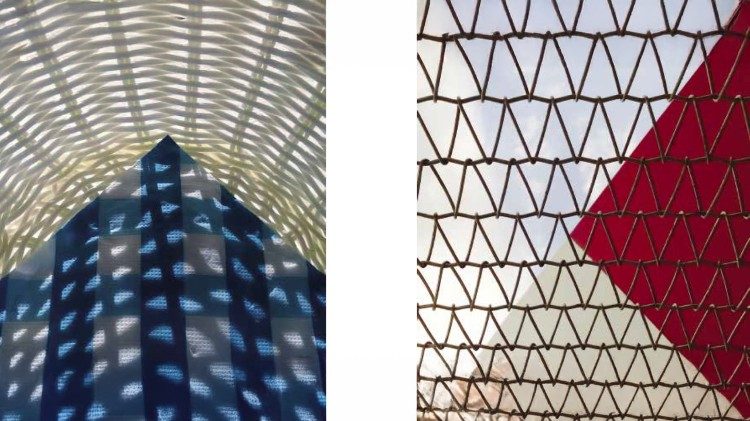 Paniere con tovagliolo,  Wasserbourg, Francia, 2016 e Recinzione, Milano, 2016