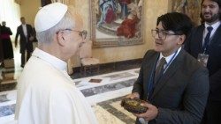 A audiência com os estudantes da Escola de Verão foi em 16 de junho