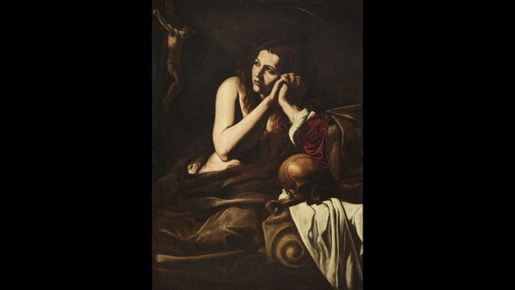 Cecco di Caravaggio  La Maddalena  olio su tela, XVII secolo Gallerie Nazionali di Arte Antica. Palazzo Barberini-Corsini