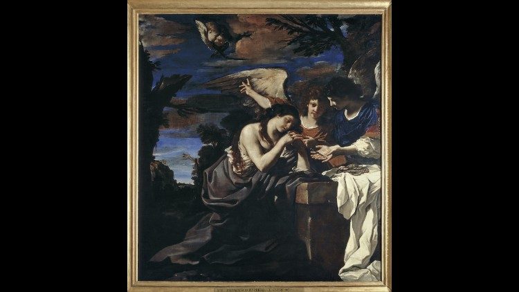 Il Guercino Santa Maria Maddalena penitente  olio su tela, 1622 Musei Vaticani