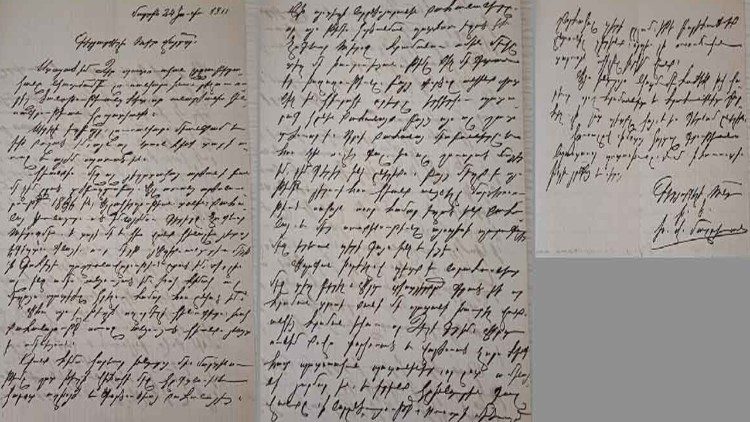 A handwritten letter by the Blessed Maloyan