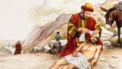 പുരോഹിതനും ലേവായനും നല്ല സമരിയക്കാരനും കവർച്ചക്കാരുടെ കയ്യിലകപ്പെട്ട മനുഷ്യനും