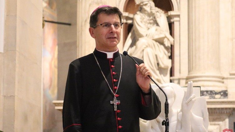 L'arcivescovo Fabio Dal Cin, prelato di Loreto e delegato pontificio per il Santuario della Santa Casa.