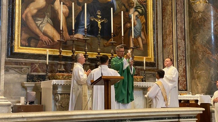 Ks. Piotr Bajor w homilii nawiązał do Ewangelii dnia i trwających wakacji