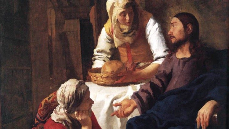 Jezusi në shtëpinë e Marisë dhe Martës në Betani
