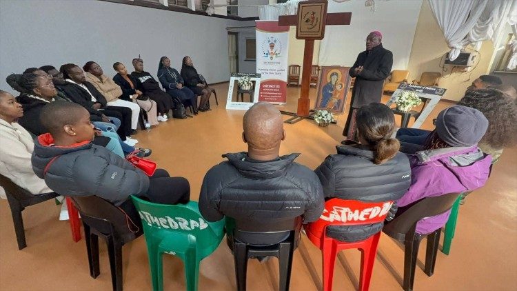 Young people during the events organized by the Archdiocese of Pretoria