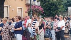 Štovatelji sv. Marine na misi u Mošćeničkoj Dragi