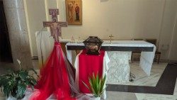 Мощі блаженного Ендрю з Фуєна в каплиці Радіо Ватикану