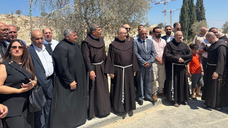 Fra Ielpo e padre Faltas a Betlemme