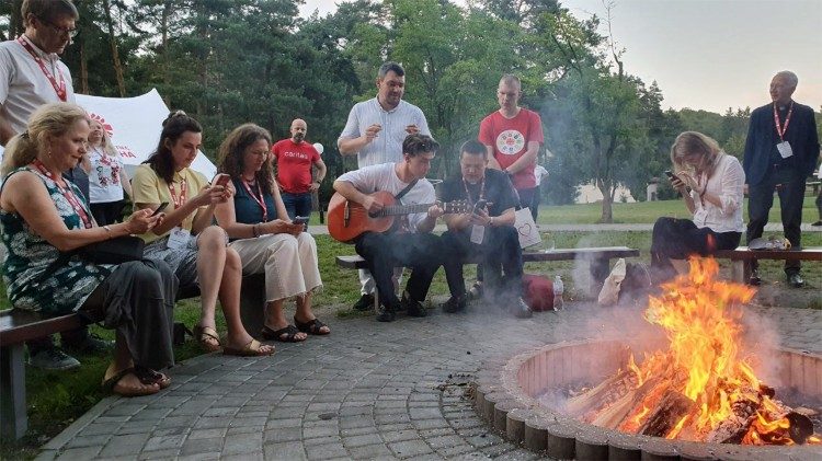 The Caritas Europa team's visit to Ukraine