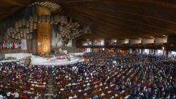 Archbishop Paul Richard Gallagher celebrates Mass at Our Lady of Guadalupe Shrine in Mexico