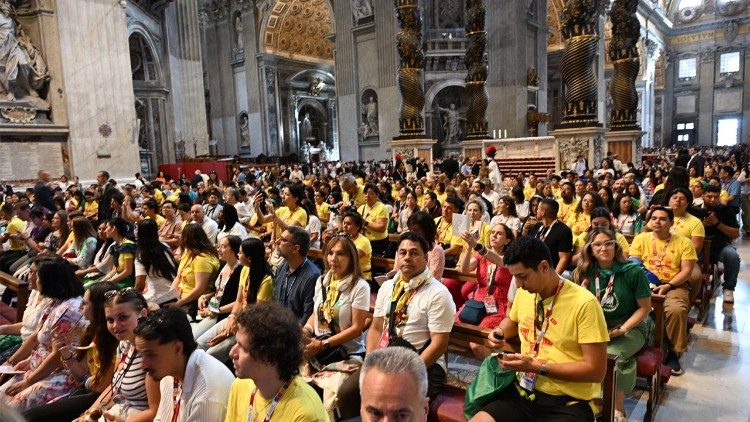 2025.07.29 Uczestnicy Mszy św. z okazji Jubileuszu infuencerów