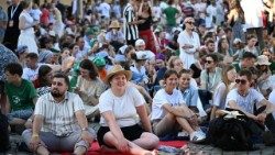 Uczestnicy Forum podzielą się także doświadczeniami z tegorocznego Jubileuszu Młodych w Rzymie. Na zdjęciu młodzi w Casa Polonia w Rzymie (ks. Marek Weresa)