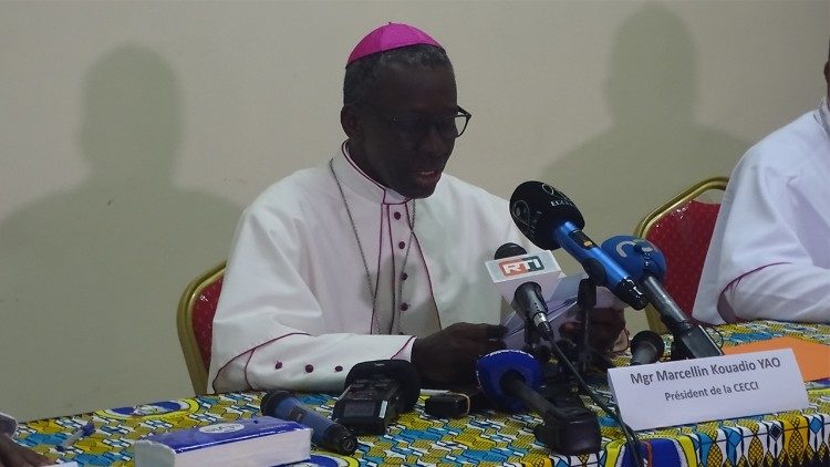 Présentation de la lettre pastorale des évêques ivoiriens sur l'élection présidentielle 2025.