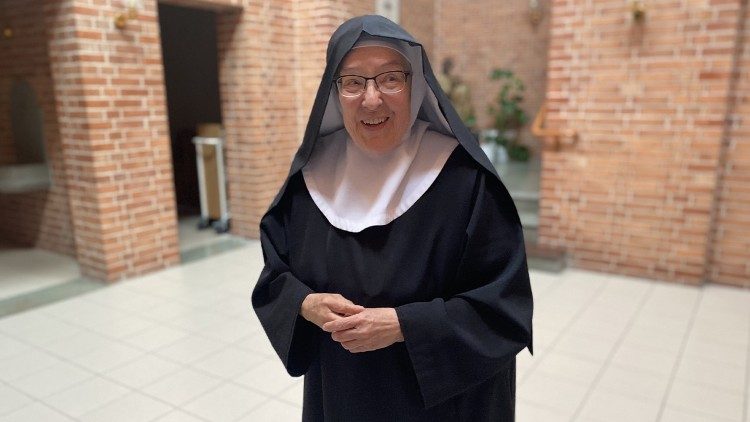 Sr. Katharina at the Sacred Heart Convent in Sweden