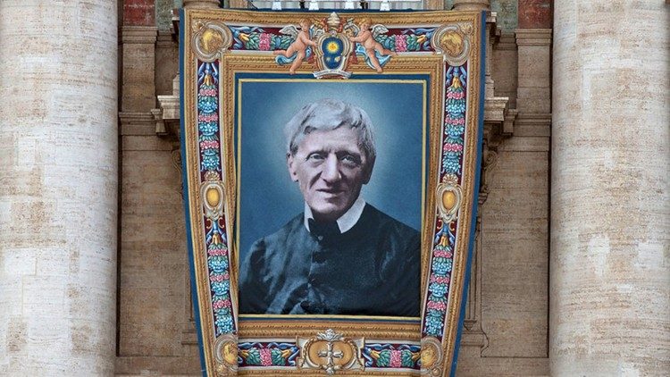 2025.07.31 Quadro di canonizzazione di card. John Henry Newman (CBCEW/Marcin Mazur)