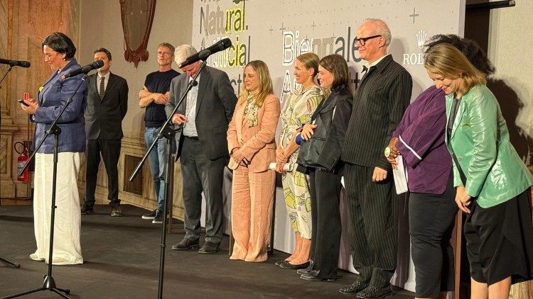 Un momento della premiazione