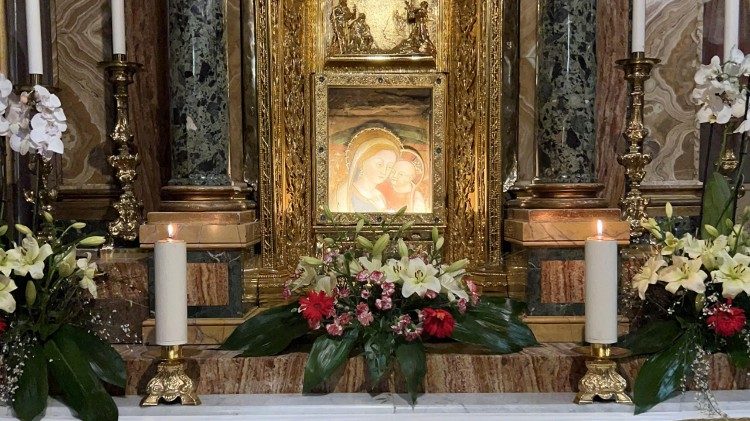 La imagen de la Madre del Buen Consejo