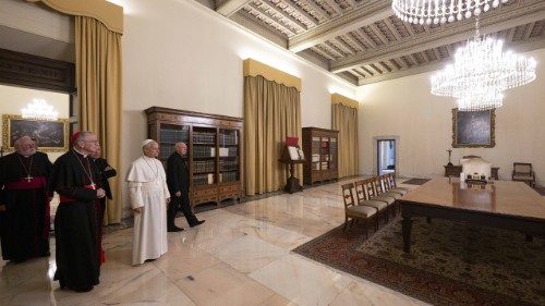 Papst Leo bezieht seine Wohnung im Apostolischen Palast