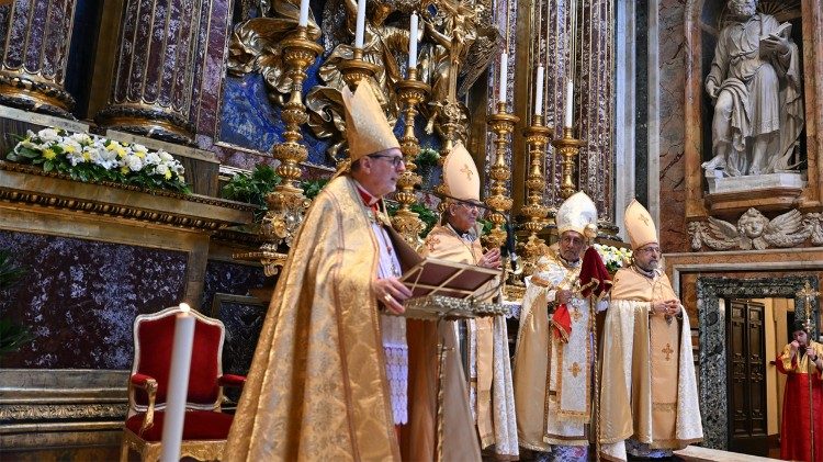 Momento da celebração