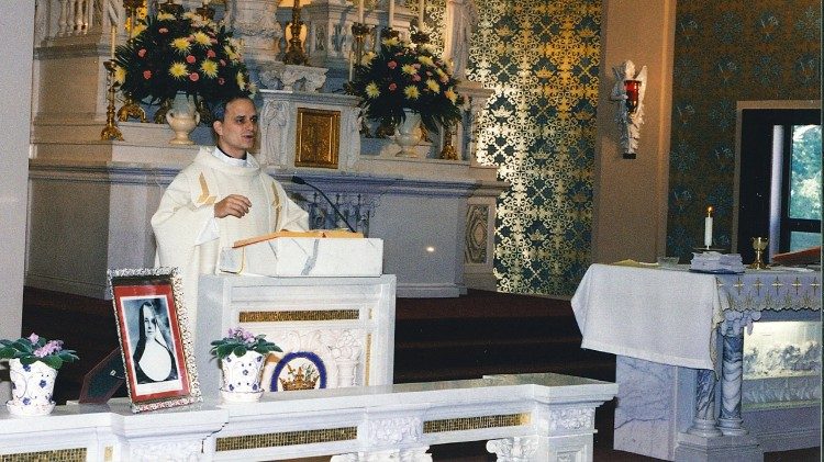 R. F. Prevostas OSA Šv. Kazimiero seserų vienuolyno koplyčioje 1999 m. rugpjūčio 28 d.