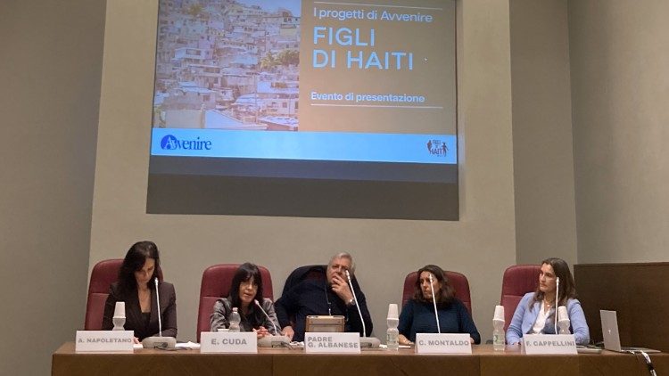 La presentazione del progetto "Figli di Haiti" a Roma